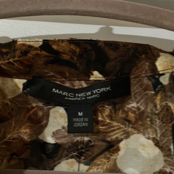 Brown Patterned Blouse - Picture 3 of 5